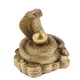 thumbnail image 1 of Figura Decorativa De Doce Animales Chinos De Latón Puro, Amuleto De La Suerte, Serpiente, 1 of 5