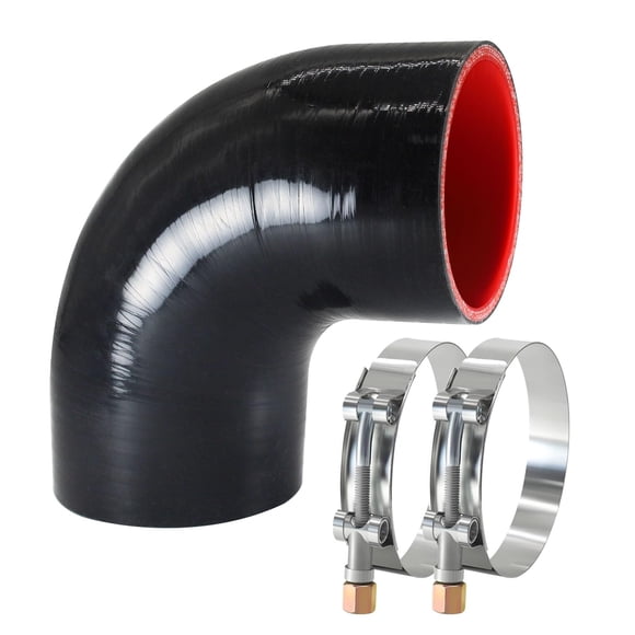 Codo de 90° para manguera de silicona Tyeioms 76 mm × 102 mm