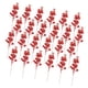 thumbnail image 1 of Tallos De Bayas Con Purpurina Navideña Tallos De Bayas Artificiales Para El Hogar Fiestas Navideñas Rojas, 1 of 5