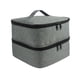 thumbnail image 3 of Bolsa De Almacenamiento De Esmalte De Uñas 30 Rejillas Para Juegos De Manicura Lápiz Labial De Aceite Esencial Gris, 3 of 3