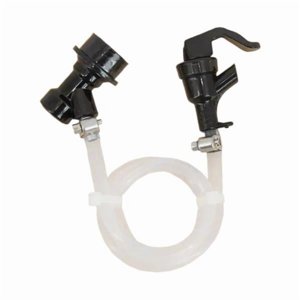 Magideal - Conector De Bola De Liberación Rápida Para Línea De Cerveza, Adaptador De Barril De Cerveza, Conector De Manguera De Pp Y Silicona Para Uso Doméstico,