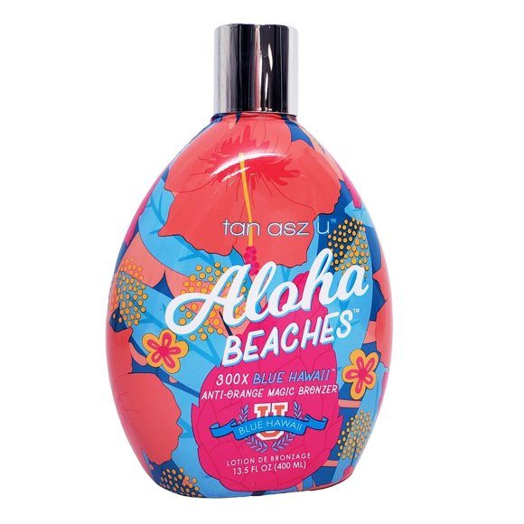 Loción bronceadora Tan Asz U Aloha Beaches 300X Blue Hawaii 400 ml