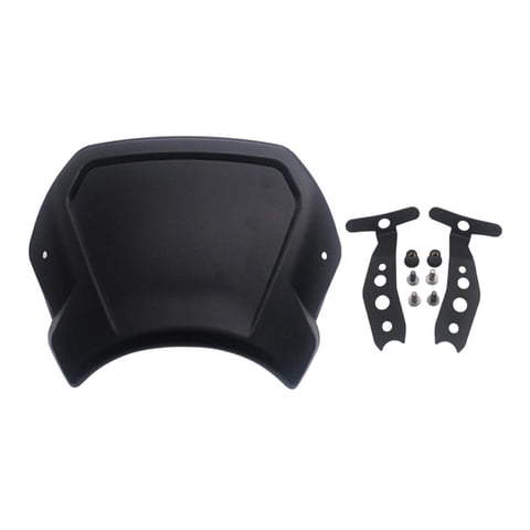 Magideal - Parabrisas De Motocicleta Parabrisas De Motocicleta Parabrisas De Bicicleta Eléctrica Parabrisas De Motocicleta A Prueba De Viento De Alto Rendimiento Negro