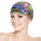 thumbnail image 5 of Galaxia creativa Gorro de Natación de Licra, Gorro de Baño de Tela Cómoda, Gorro Elástico Antideslizante para Hombres, Mujeres y Niños, 5 of 6