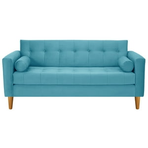 Bodevir - Sofa Retro 3C Felpa 04 Turquesa