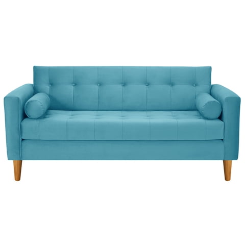 Bodevir - Sofa Retro 3C Felpa 04 Turquesa