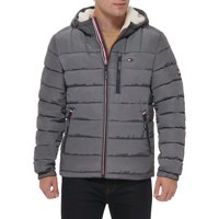 Chaqueta Tommy Hilfiger Para Hombre, De Peso Medio, Con Forro Sherpa