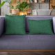 thumbnail image 2 of Cojín Plutus Brands Plutus Emerald Lux Shiny Velvet, 2 of 5