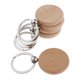 thumbnail image 3 of 5X Encantos De Madera En Blanco Para Bricolaje Llavero Personal Redondo 37x37mm, 3 of 5