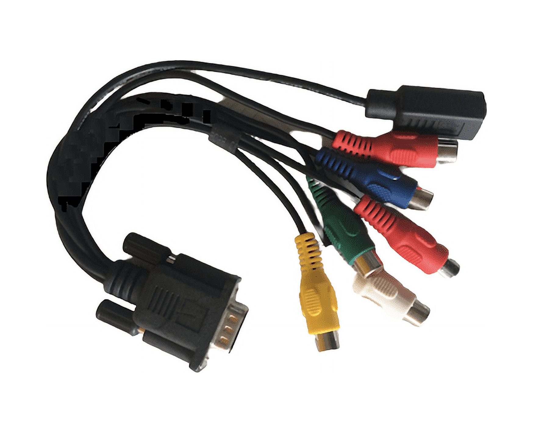 Genérico - Cable Adaptador Vga A3Rca Super Video Notebook Pc A Tv 61