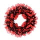 thumbnail image 3 of Corona De Calavera Para Puerta Delantera, Colgante De Halloween Para Decoración De Cóctel, Color Rojo, 3 of 5
