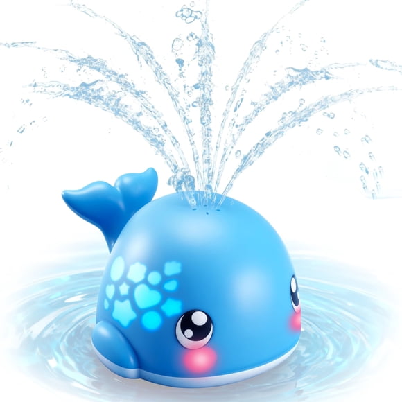 Juguete de baño lalalark ballena luminosa con aspersor 6-36M