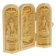thumbnail image 1 of Estatua de Buda tallada Casillero Caja Escultura Decoración hecha de madera de buey Style-8, 1 of 5