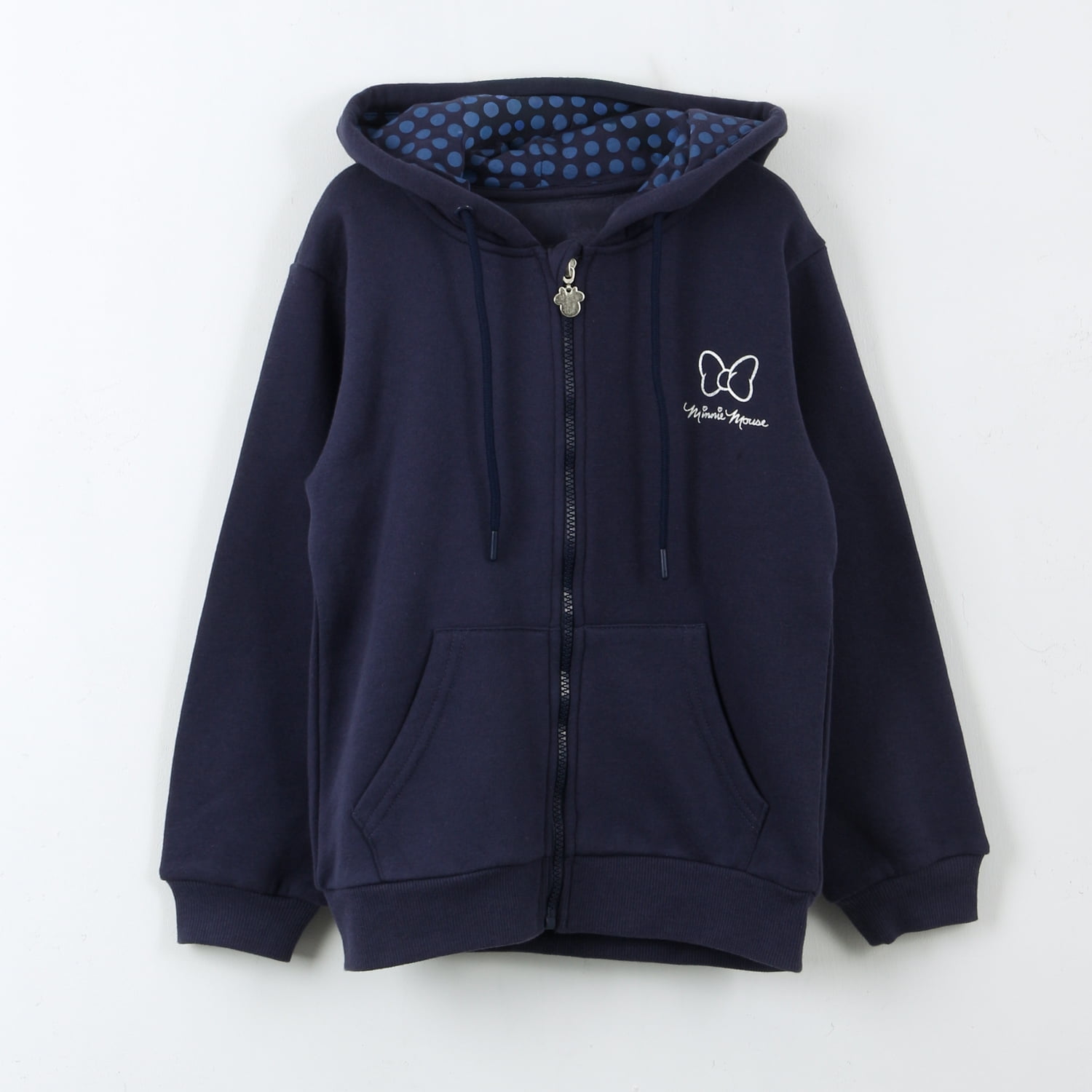 Polerón Escolar Con Cierre Niña Minnie Azul Marino Disney