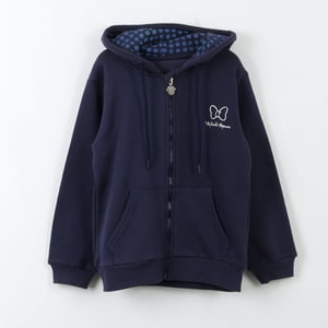 Polerón Escolar Con Cierre Niña Minnie Azul Marino Disney