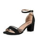 thumbnail image 5 of Sandalia Taco Fiesta Negra Mujer Weide YOU132, 5 of 9