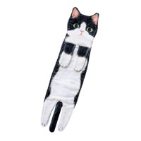 Magideal - Gato Toallas De Mano Divertidas Regalos De Cumpleaños Baño Toalla De Plato Secado De Manos Paños Colgando Absorbente Decorativo Accesorios Suaves Toal , C C