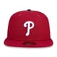thumbnail image 2 of Gorra New Era 59FIFTY Philadelphia Phillies Roja Ajustada, 2 of 6
