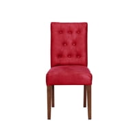Latam Home - Silla Oviedo Cuero Kentucky Rojo