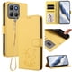 thumbnail image 2 of Motorola MOTO G15/G15 Power Funda Billetera de Gato, Amarillo, 2 of 6