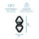 thumbnail image 2 of Columpio sensorial Harkla de 254 cm para interior y exterior, capacidad de 136 kg, 2 of 9