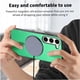 thumbnail image 3 of Magnetic Slim Case for Samsung Galaxy S23 Plus with Camera Guard & Anti-Scratch Back Green, 3 of 6