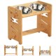 thumbnail image 1 of Tazones Elevados para Perro Vantic Ajustable Mediano Natural, 1 of 6
