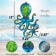 thumbnail image 3 of Arte de Pared JOYBEE HOME&GARDEN 33 cm Pulpo Azul, 3 of 8