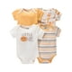 thumbnail image 5 of Get Ready to Fall in Love with Our 4pcs Soft and Breathable Newborn Infant Rompers! Perfect for Baby Boys and Girls, These Short Sleeve Round Neck Bodysuits Feature Adorable Cartoon Animal and Flowers, 5 of 5
