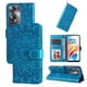 thumbnail image 2 of Funda tipo cartera FOXDOCK para OPPO A79 5G , diseño girasol en relieve, cuero PU, cierre magnético, soporte y tarjetero, 2 of 5