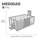 thumbnail image 3 of Corral de Seguridad Bebe 180 Cm. Con Aro y Arco + 30 Pelotitas Gris, 3 of 6