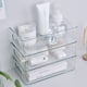 thumbnail image 5 of Organizador transparente con compartimento abierto, contenedor para maquillaje y artículos de tocador, y cesta para despensa con asas de paso, 25,7 x 15 x 7,5 cm, 5 of 6