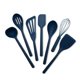 thumbnail image 1 of Juego de utensilios de cocina GreenPan de silicona, 7 piezas, azul, 1 of 4