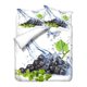 thumbnail image 2 of Grapes Wine Blueberry Rose Flower Holiday Quilt Duvet Cover Set 3-Piece Bedding Set, 2 of 5