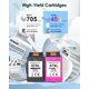 thumbnail image 3 of Cartucho de tinta TECKKIN 67XL remanufacturado para HP DeskJet 2700, 3 of 9