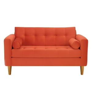 Bodevir - Sofa Retro 2C Felpa 04 Naranja