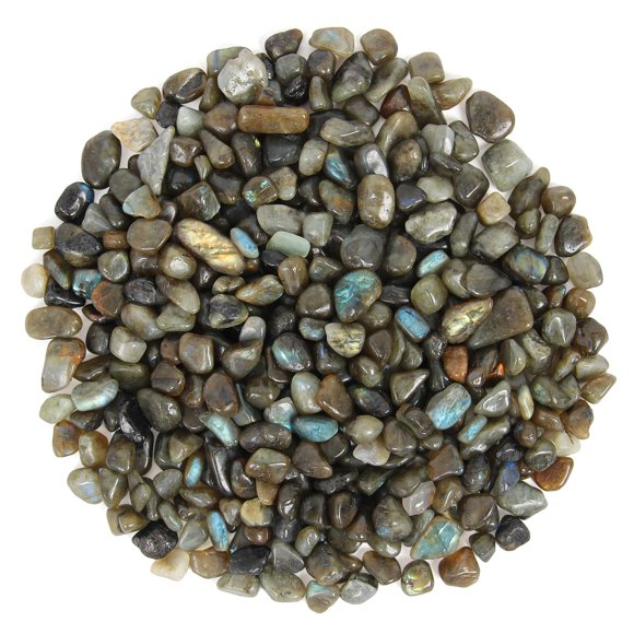 Fragmentos de Cristal Orientrea 500 g (8‑12 mm) Labradorita
