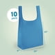thumbnail image 4 of Bolsa de supermercado reutilizable Masirs Ripstop, paquete de 10 unidades, 39 x 15 x 59 cm, poliéste, 4 of 5