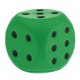 thumbnail image 2 of esponja dados espuma punto dados jugando dados para la ense?anza educación juguete verde, 2 of 5