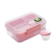 thumbnail image 1 of Contenedores Bento Box Portátiles Multiusos Para Preparar Comidas Para La Oficina, Viajes, Fiestas, Color Rosa, 1650 Ml, 1 of 3