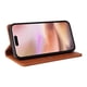 thumbnail image 3 of Funda Billetera de Cuero para iPhone 16 Plus con Tarjetero y Soporte - Tapa Magnética Marrón, 3 of 6