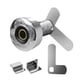 thumbnail image 4 of de pequeña sala de huellas dactilares, de seguridad recargable USB, de protección, inteligente personal , Plata de 20 mm, 4 of 5