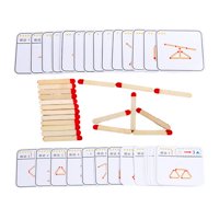 Bothyi - Matchstick Puzzle Games Montessori Herramienta De Enseñanza Juguete Educativo Para Mayores De 3 Años
