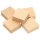 thumbnail image 1 of Monturas de Sello de Goma de Madera en Blanco de 50x50mm, 5 Piezas de Mango de Sello de Goma de Madera Dura para Hacer Sellos y Manualidades, Marrón, 1 of 5