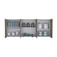 thumbnail image 4 of Mueble De Cocina Mural 150x60x31,5 Cm Miel Y Blanco 6 Puertas, 4 of 9