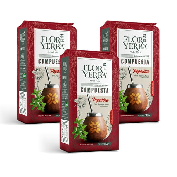 Pack x 3 Flor de Yerba con Peperina 500gr