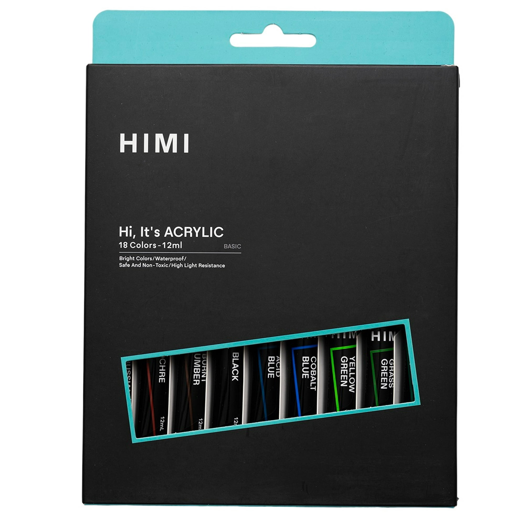 Tubos De Pintura Acrílica Himi, 12ml/18colores
