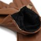 thumbnail image 5 of Guantes Mujer De Cuerina Básicos Invierno Elegantes Suaves beige Talla Única, 5 of 5