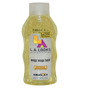 L.A. Looks - Gel De Peinado Mega Mega Hold De For Unisex - Gel De 20 Oz