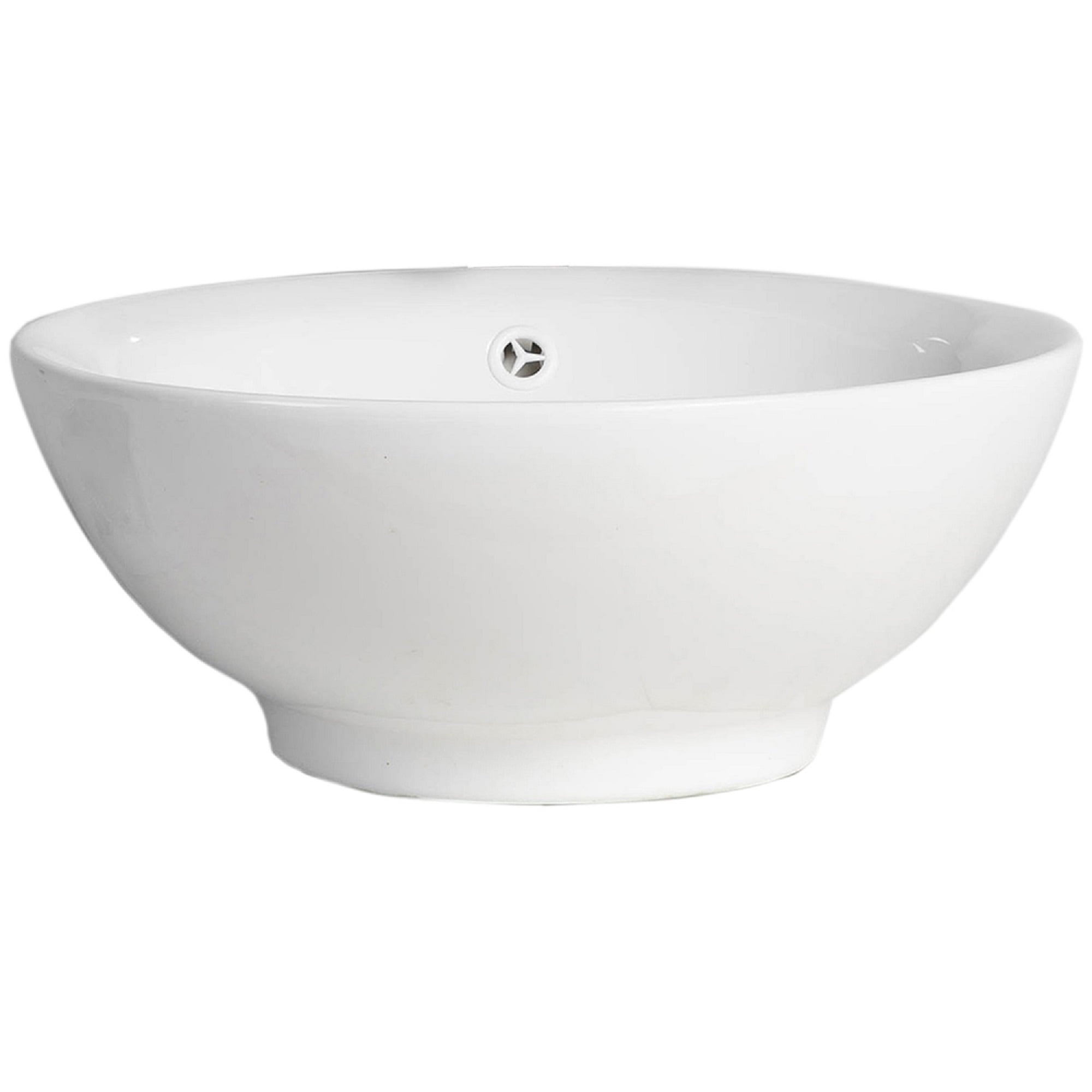 Domsa - Lavamanos Sobreponer Redondo Blanco 42x42x17 Cm